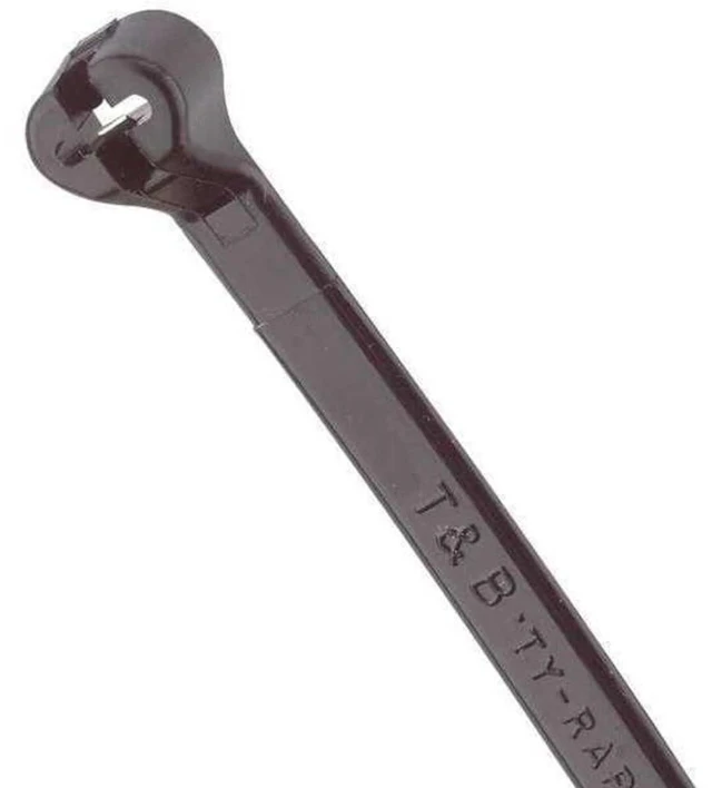 Main image of Cable Tie, 7-1/2 in L, 1-3/4 in Max Bundle Dia., Black, Nylon 6/6, 50 lb Strength, 1000 PK - 1 Each