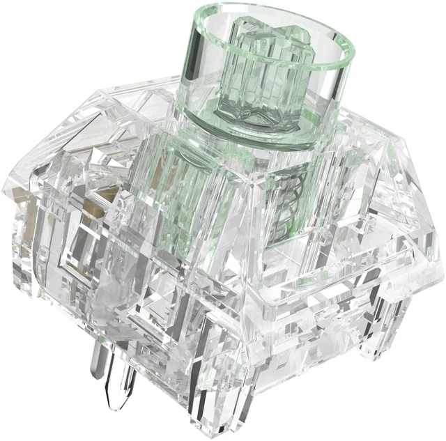 Main image of Kailh Box Jellyfish PRO Fully Transparent RGB Clicky Mechanical KeyboardJade Jellyfish 90pcs