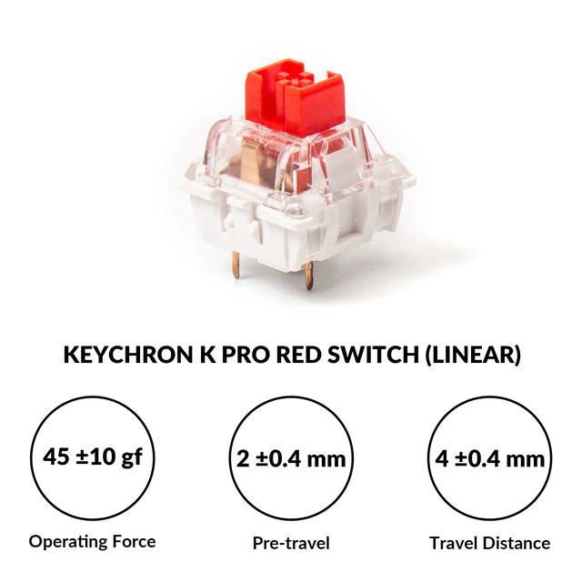 Alt view image 7 of 7 - V6 Wired Custom Mechanical Keyboard Knob Version, Full-Size QMK/VIA Programmable Macro with Hot-swappable K Pro Red Switch Compatible with Mac Windows Linux Black (Non-Transparent)