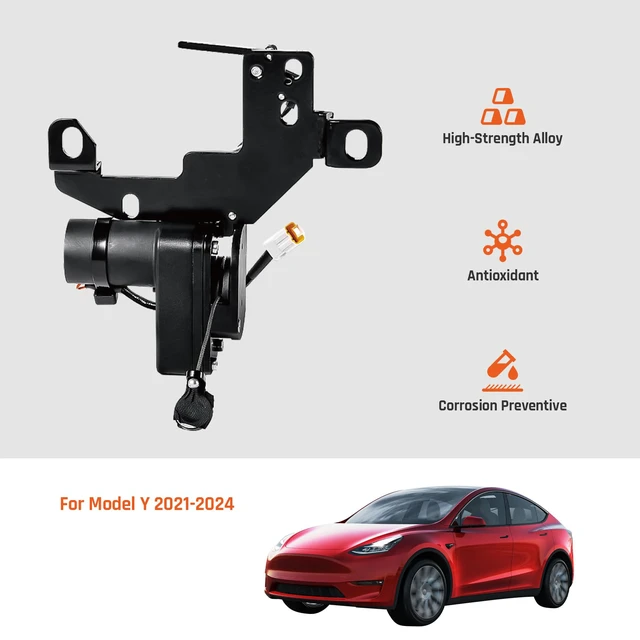 Alt view image 3 of 7 - Electric Power Frunk Closer for Tesla Model Y 2021 2022 2023 2024 - Automatic Soft Closing Front Trunk Lock Hands Free Auto Close Easy Install Upgrade Accessory