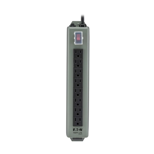 Alt view image 7 of 7 - Eaton series 9-Outlet Heavy Duty Power Strip, Metal, Mountable (Wall Mount & Under Desk) 15ft Extension Cord, On/Off Switch Cover, Industrial Garage Shop Work Bench Applications (UL24CB-15)
