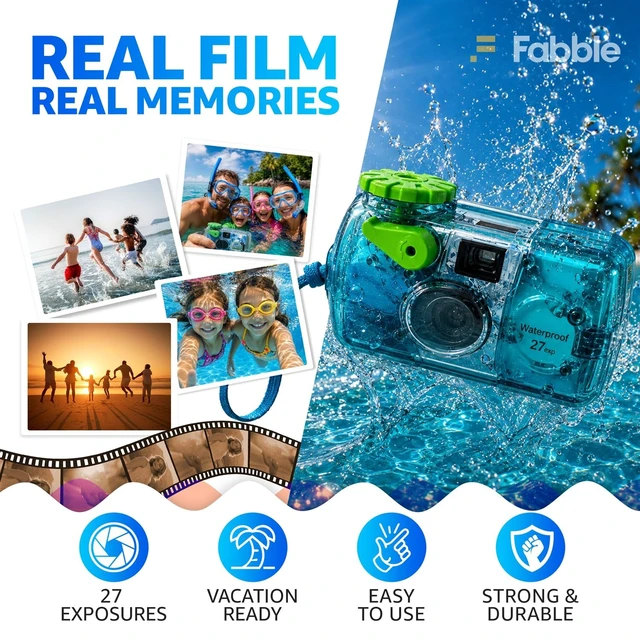 Alt view image 5 of 7 - Quick Snap Waterproof 35mm Single Use Camera Floating Foam Strap (Yellow) (2 Pack)