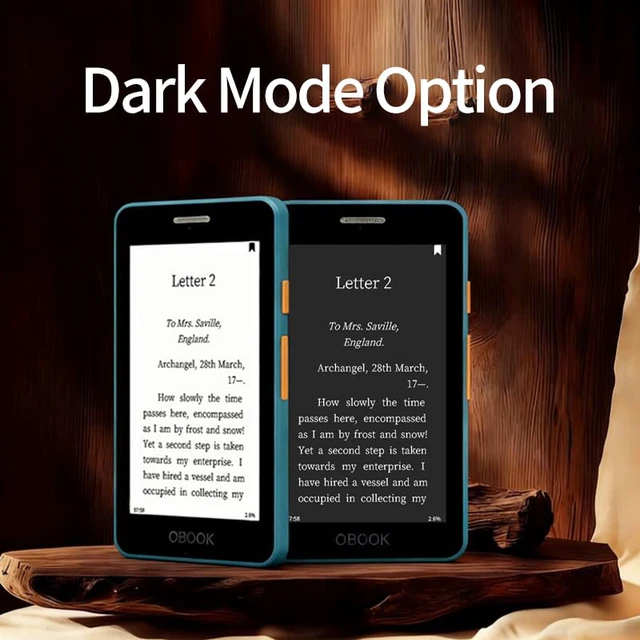 Alt view image 4 of 7 - 5 4.26", Pocket eBook Reader, Glare-Free Display, Ultra-Thin & Light, Fast Page Turns, Adjusting Front Light, Weeks of Battery Life, 32G Storage, Audis, WiFi, eReader