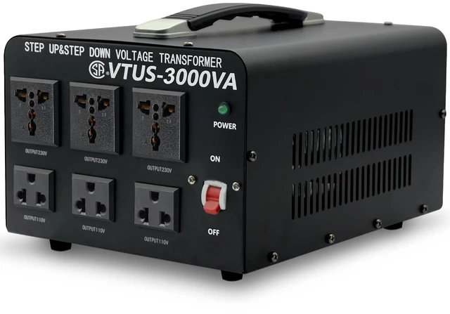 Main image of Voltage Transformer Converter 3000 Watt Step Up/Down Convert from 110-120 Volt to 220-240 Volt and from 220-240 Volt to 110-120 Volt