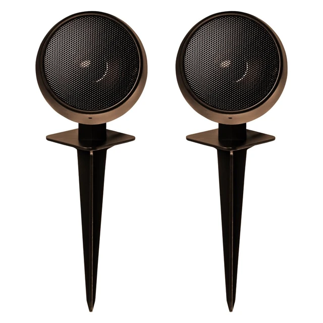 Alt view image 2 of 6 - 3" Landscape In Ground 60W Speaker, Outdoor Weather Resistant, LS3 Bronze (Pair)