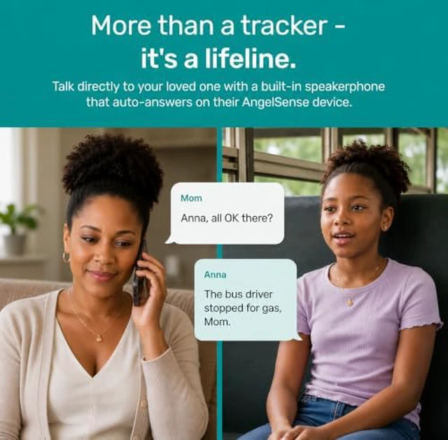 Alt view image 3 of 7 - GPS Tracker for Kids - for Autism Safety, Special Needs, Elderly App with Real-Time GPS, 2-Way Voice, SOS Button, First Responder Alerts, AI Risk Alerts, Safe Ride Monitoring, Fall Detection