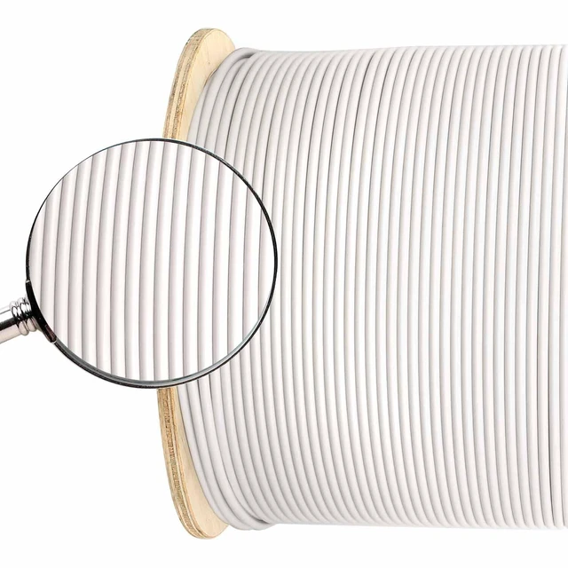 Alt view image 3 of 5 - RG8X Coaxial Cable 200ft,Low Loss 50 ohm RG 8X Cable 200 Feet,White