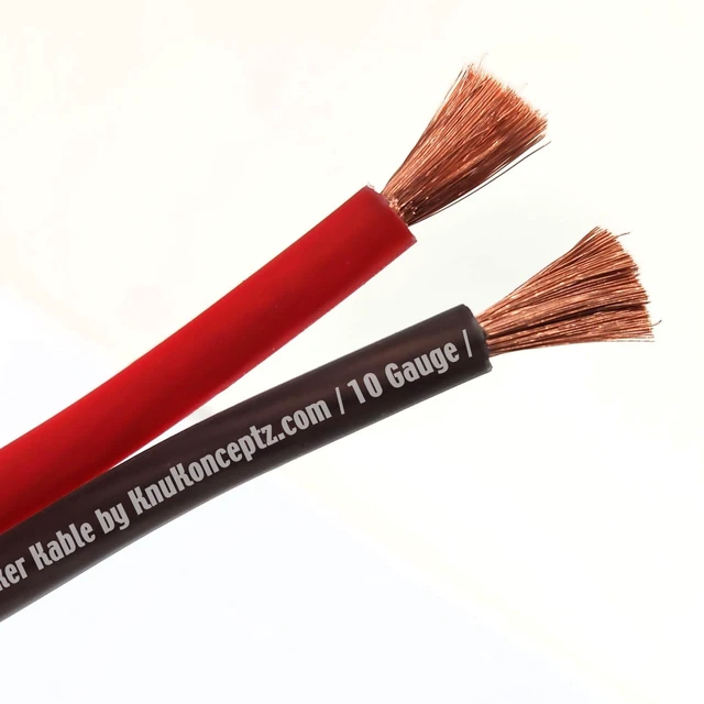 Alt view image 2 of 4 - Kord Speaker Cable 12 Gauge Oxygen Free Copper Speaker Wire 100' Red/Black