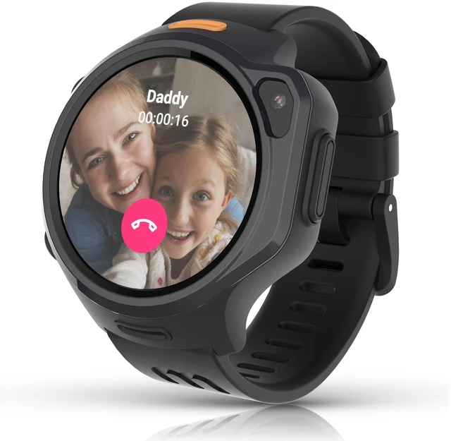 Main image of R2 Kids Smart Watch, 4G GPS Tracker with Video Calling, SOS Safety & Parent App Control, AMOLED Display, Heart Rate Monitor, 5MP Camera, Birthday Gift for Boys Girls Ages 512