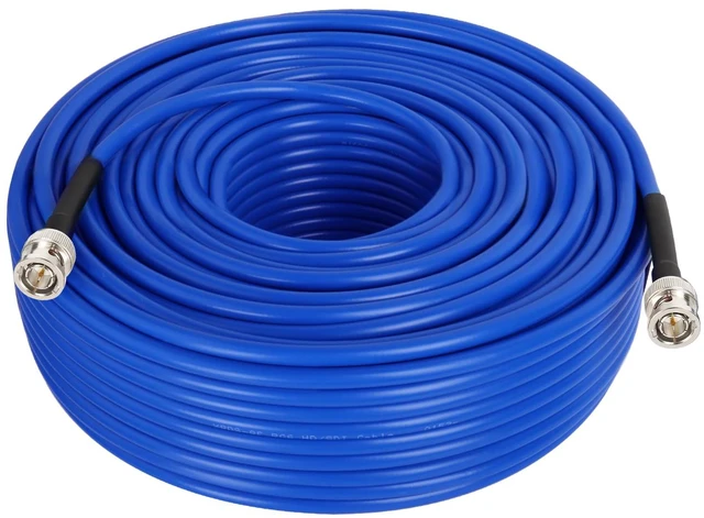 Main image of SDI Cable 200 FT, HD-SDI / 3G-SDI / 6G-SDI BNC to BNC Digital Video Cable, High-Speed Signal Transmission, Low Signal Loss for Broadcast, Studio, Surveillance & HD Video Systems