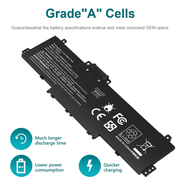 Alt view image 5 of 7 - AE03XL Laptop Battery Replacement for HP 240 245 246 250 255 256 G10 Series 14-EE 14-EP 14-EM 15-FC 15-FD Series AE03041XL N21969-005 N20951-171 HSTNN-OB3E HSTNN-0B3E TPN-DB1N