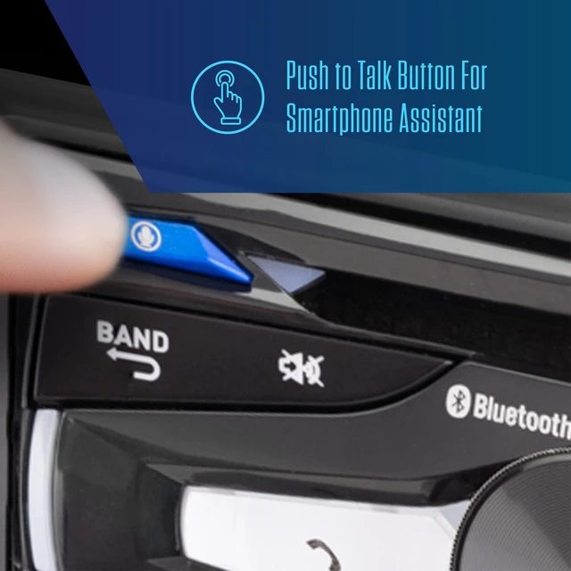Alt view image 6 of 7 - JCR311 Single DIN Bluetooth Car Stereo with CD Player, AM/FM, USB Plays CDs plus Bluetooth hands-free calling and streaming, push-to-talk assistant, USB playback and charging, AM/FM radio