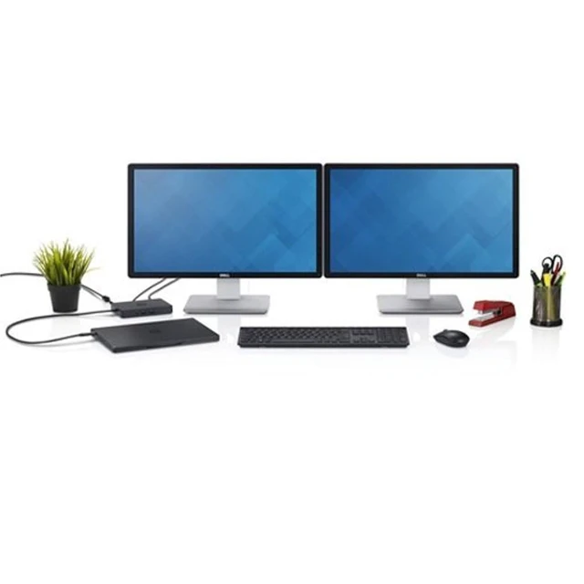 Alt view image 7 of 7 - WD15 Monitor Dock 4K with 180W Adapter, USB-C, (450-AEUO, 7FJ4J, 4W2HW),Black,Dual Display