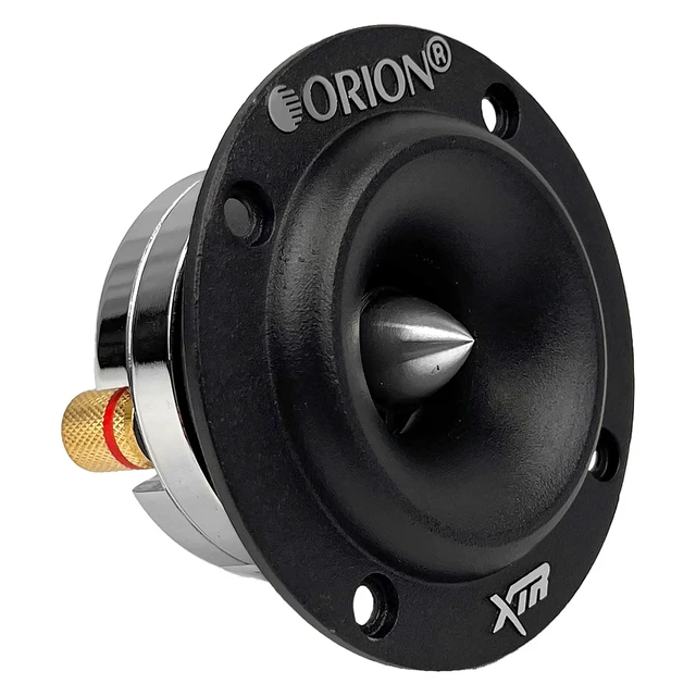 Alt view image 2 of 5 - XTR XTW350NE 3.2" Neodymium Super Bullet Tweeters, 440W Pair 110W RMS, 1" Voice Coil, Aluminum Diaphragm, Built-In Crossover
