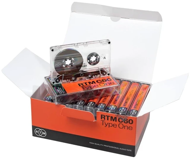 Main image of C60 Type One 60 Minute Blank Music Cassettes Ideal for Audio Recording Studio Quality Pack of 10 Cassettes