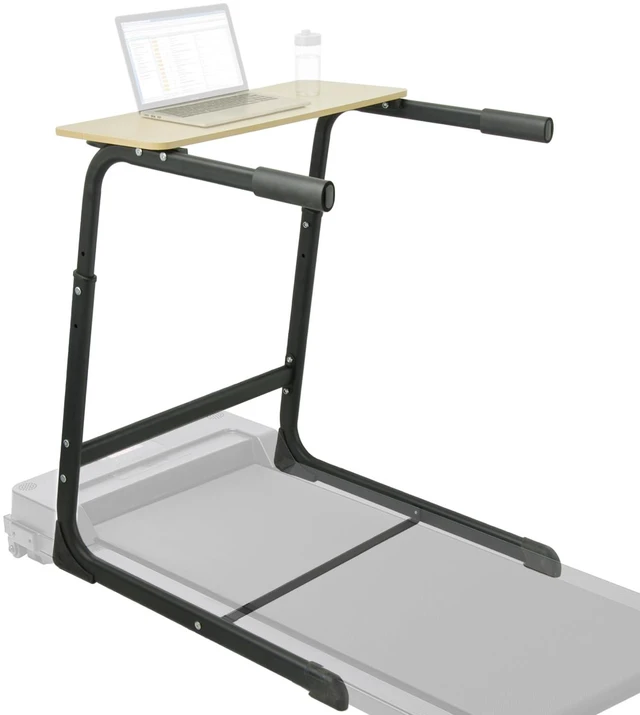 Main image of Walking Pad Desk Adjustable Height with Handlebar, 2-in-1 Desk Attachment, Stable Laptop Workstation for Home Office