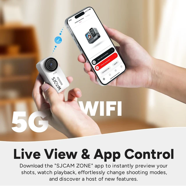 Alt view image 7 of 7 - C110+ 4K Mini Body Camera with 6-Axis Gyro Stabilizer,170° Wide Angle Magnetic POV Wearable Action Cam, 30M Waterproof, 64GB Card, Hands-Free Recording for Helmet, Motorcycle & Vlogging