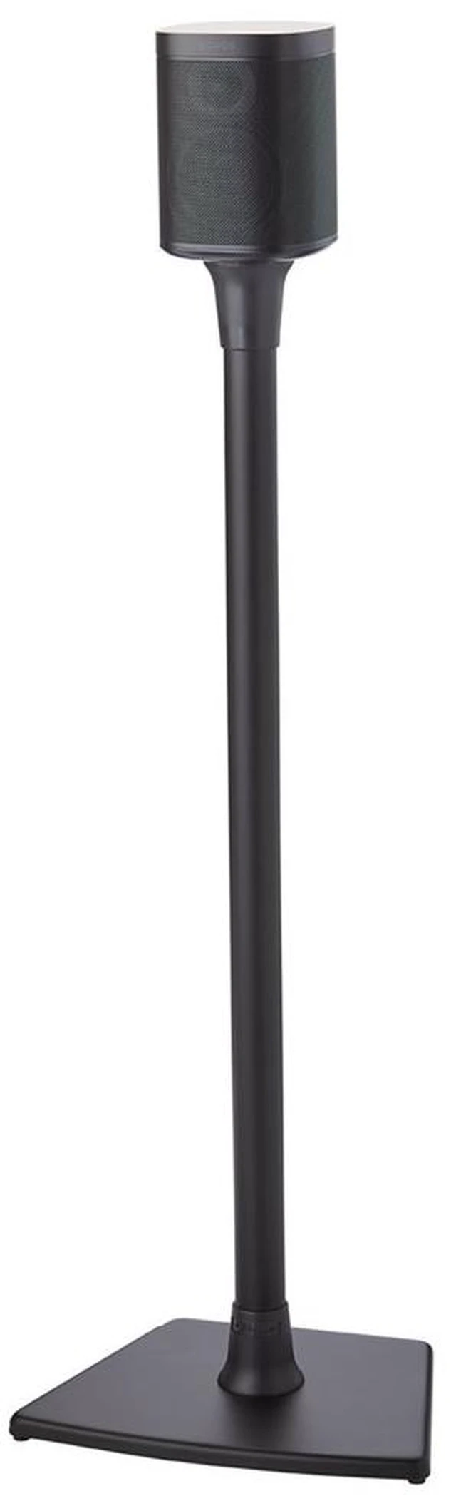 Main image of Wireless Sonos Speaker Stand for Sonos One, Play:1, & Play:3 - Audio-Enhancing Design with Built-in Cable Management - Single Stand (Black) - WSS21-B1