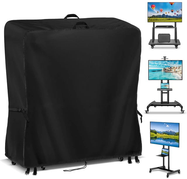 Main image of Outdoor TV Cover 58 Inch Weatherproof for 65 Inch TV Waterproof Outdoor TV Stand Covers For Mobile TV Carts Stand, TV Screen Protection Covers For Outside- 58L x 14W x 55H