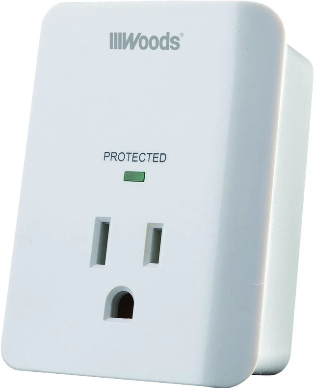 Main image of Southwire Surge Protector - 1 Outlet - 1080J Appliance Surge Protection - LED Indicator Light and Alarm - Slim Space Saving Design - White - cULus Listed,(Pack of 6)