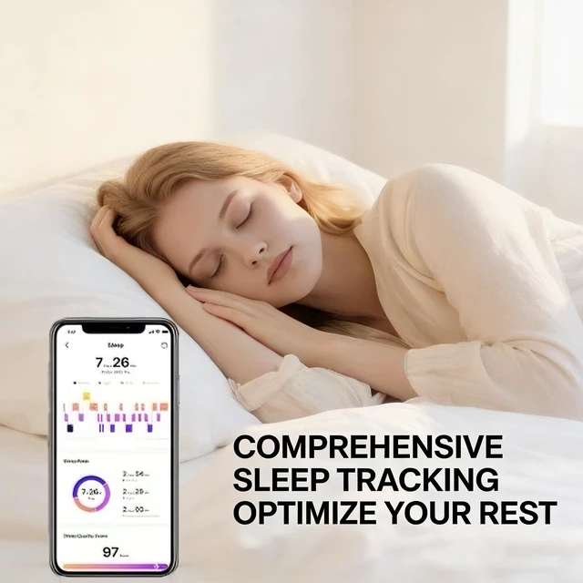 Alt view image 2 of 7 - Retro Smart Ring for Women Sleep Fitness Tracking, White, 10# Activity Tracker,No Subscription Fee,Temperature,HRV,Heart Rate,Waterproof,Blood Oxygen,Step Counting for iOS & Android
