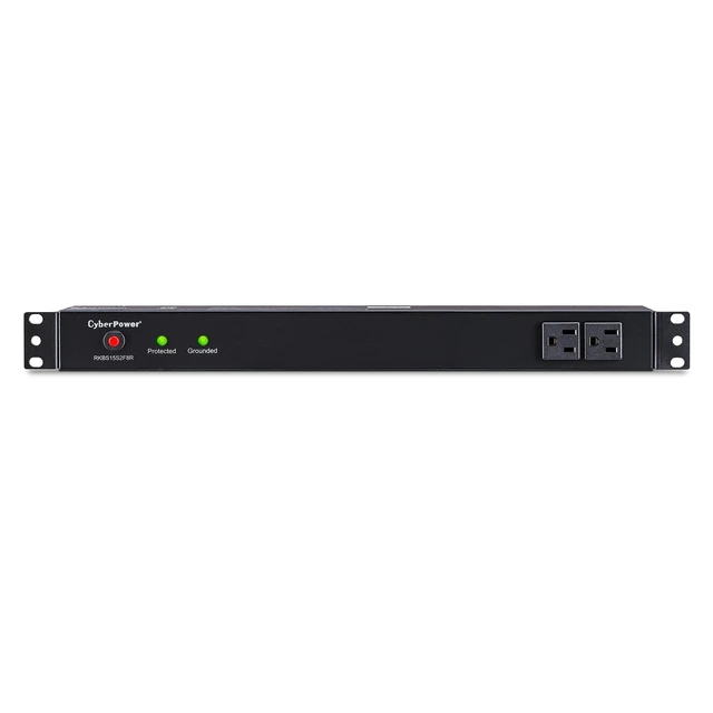 Main image of RKBS15S2F8R Rackbar Surge Protector 120V/15A, 10 Outlets, 15 Foot Power Cord, 1U Rackmount, UL Listed