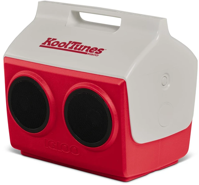 Main image of Kool Tunes Retro Bluetooth Boombox Cooler, 14 Qt Playmate Cooler with Speakers