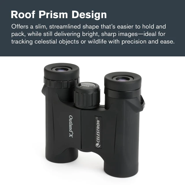 Alt view image 5 of 7 - Outland X 8x25 Pocket Binoculars for Travel & Sports Pocket-Sized Performance Binocular, 8x Magnification, Rubber-Armored Body, Waterproof, BaK-4 Prisms, Multi-Coated Optics