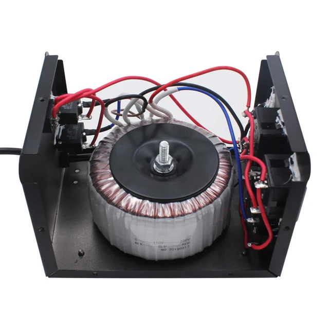 Alt view image 6 of 7 - Voltage Transformer Converter 2000 Watt Step Up/Down Convert from 110-120 Volt to 220-240 Volt and from 220-240 Volt to 110-120 Volt