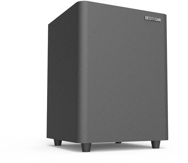 Main image of Subwoofer, 6.5" Powered Home Audio Sub Woofer in Compact Design Down Firing Woofer, Active Small Sub, LFE/ RCA/ High Speaker Level Port for Home Theater, Black, SW65C
