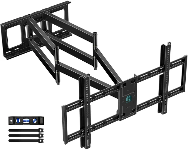 Main image of Long Arm Heavy Duty Full Motion TV Wall Mount for 4295 TVs 40.9extension, Hold 179 Lbs, Pre-Assembled With 6 Articulating Arms, swivel&tilt, fits 16/18studs, Max Vesa 800x400mm