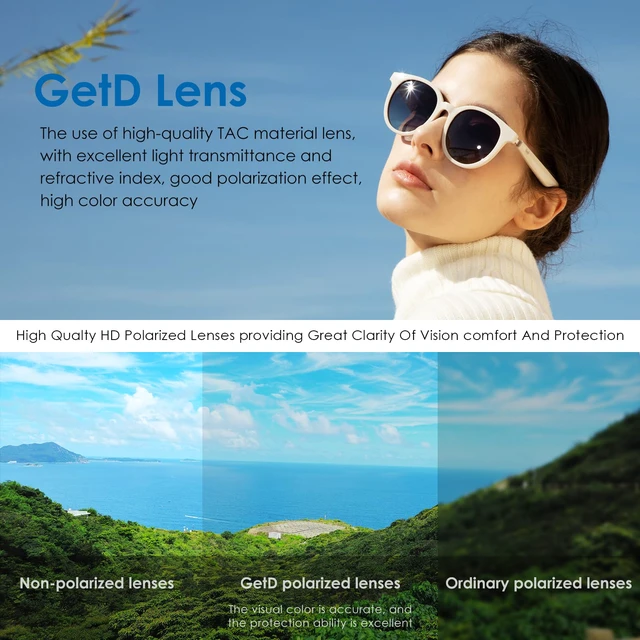 Alt view image 7 of 7 - AI Glasses for Men & Women, Low Bridge Fit, Smart Sunglasses Powered by ChatGPT with 74-Language Translation, Bluetooth 5.4, 11H Music/9H Call, UV400 & Polarized Lenses for Travel & Daily Use