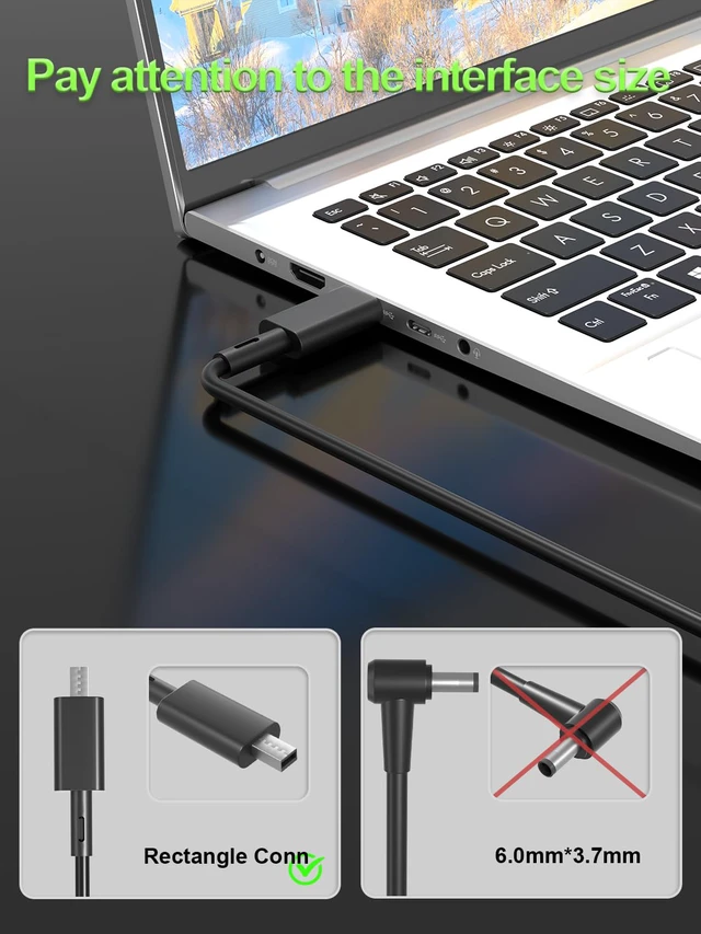 Alt view image 2 of 7 - 280W Charger Compatible with Asus ROG Strix G18 G16 G815 G815J G815L G615 G615L G615J TUF Gaming F16 FX608 A16 A18 A14 Zephyrus G16 G14 Laptop ADP-280BB B Replacement Power Adapter