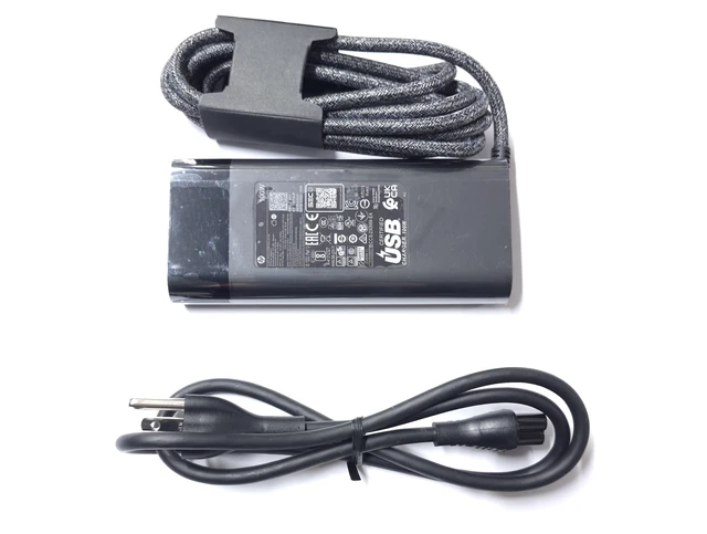 Alt view image 7 of 7 - 100W USB-C Charger for Spectre Fold 17 x360 16-aa0047nr, Pavilion Plus 14 14-ew1010nr, ZBook Firefly 14 16 G11, TPN-LA31, N57041-001, N56858-001