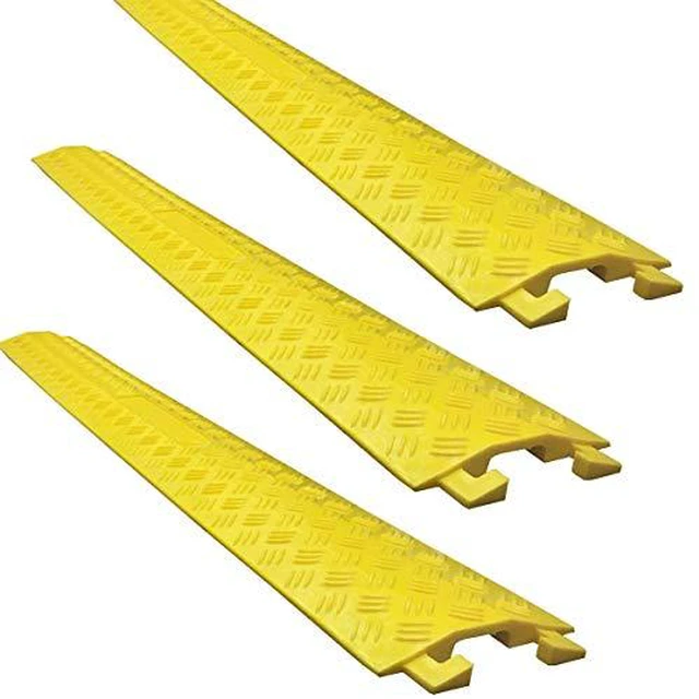 Alt view image 2 of 2 - Drop Trak Cable & Hose Protector Cord Cover - Small - Yellow - 3 Pack