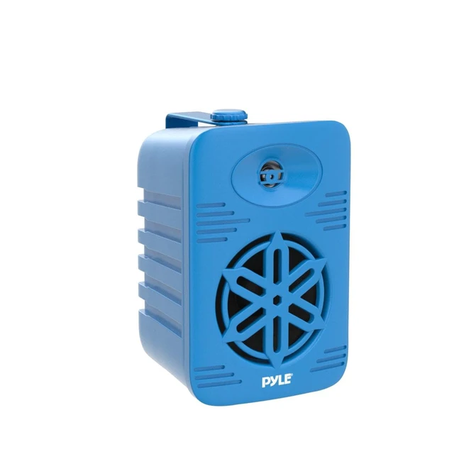 Alt view image 3 of 7 - Usa Indoor Outdoor Speakers Pair - 500 Watt Dual Waterproof 5.25 2-Way Full Range System w/ 1/2 High Compliance Polymer Tweeter - in-Home, Boat, Marine, Deck, Patio, Poolside (Blue) - PDWR55BL