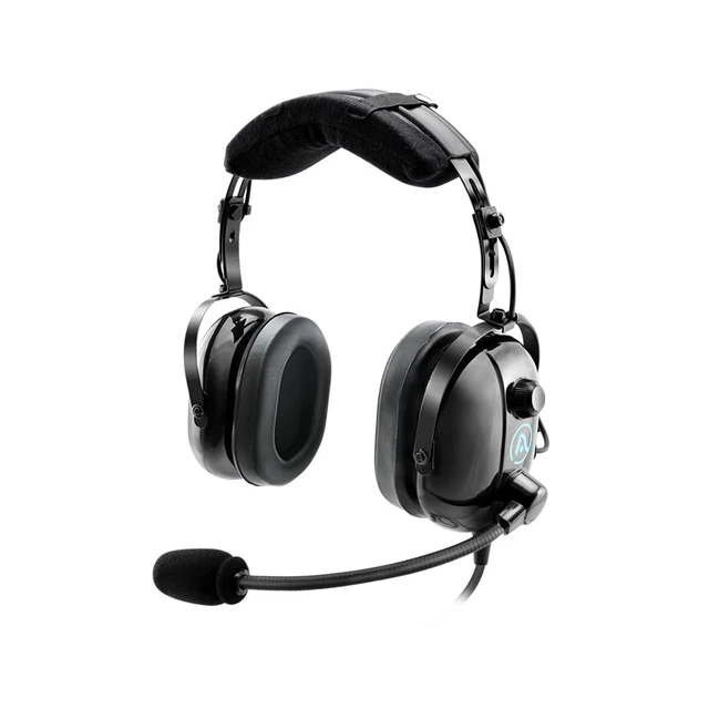 Alt view image 7 of 7 - Pilot Headset, PNR Aviation Headset for Flight School Student General Aviation Headset, SNR Hearing Protection, Hi-Fi Ultra-Lightweight Neodymium Speaker, Noise Canceling Microphone