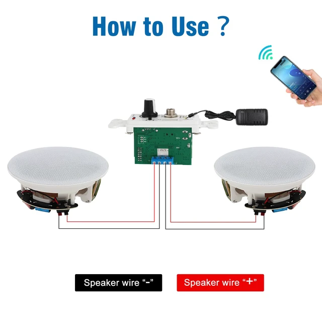 Alt view image 5 of 7 - 8 Inch Bluetooth Ceiling Speakers 400W 2-Way Flush Mount in Wall Amplifier Receiver Suitable for Home Theater Bathroom Living Room Kitchen Office (1 Pair)