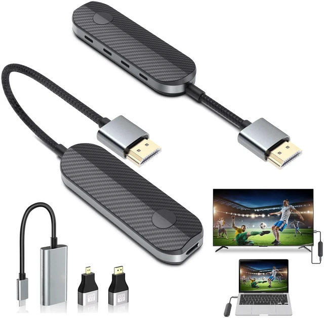 Main image of Wireless HD Extender Plug & Play Portable Wireless Display Adapter for Mobile, Pad, Laptop to Monitor, Projector, TV (C)
