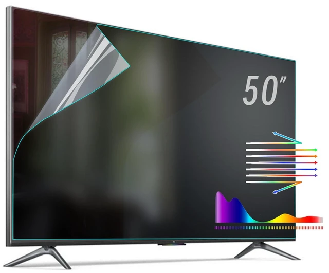 Main image of 50 Inch Anti-Glare TV Film,Blue Light Anti Scratch Film,50 Inch TV Anti Glare Screen Protector Matte Film