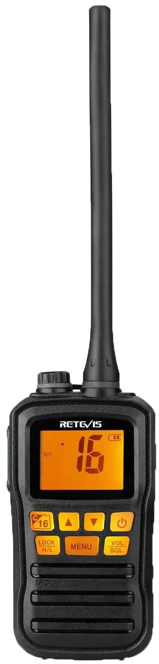 Main image of RM01 3W Marine Radio VHF IP67 Floating, Portable for Kayak (1 Pack) NOAA Weather Alert, 88 US/CA/International Channels, Vibration Drainage, Dual Color Screen, Tri-Watch, 5 AAA Batteries