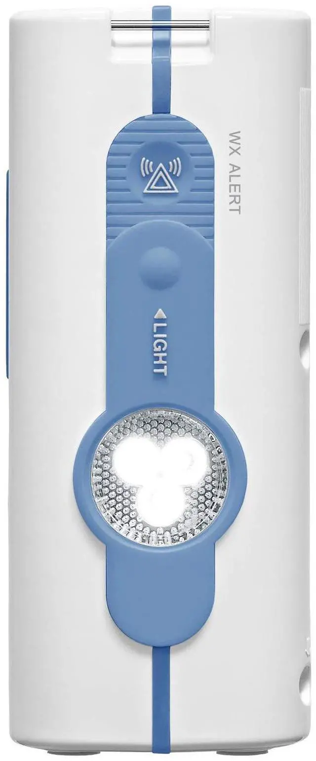 Alt view image 4 of 4 - H202 AM/FM Weather Alert Waterproof Shower Radio, White