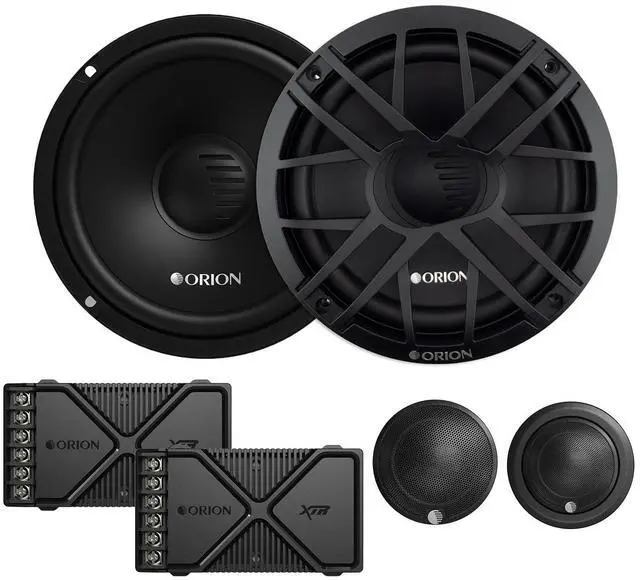Main image of XTR Series XTR65.SC 2-Way Coaxial Car Audio Component System - 6.5 Speakers, Full Range, Enhanced Bass, 340W, 4 Ohms, Easy Installation, 1 Silk Dome Tweeter, External Passive Crossover -Pair