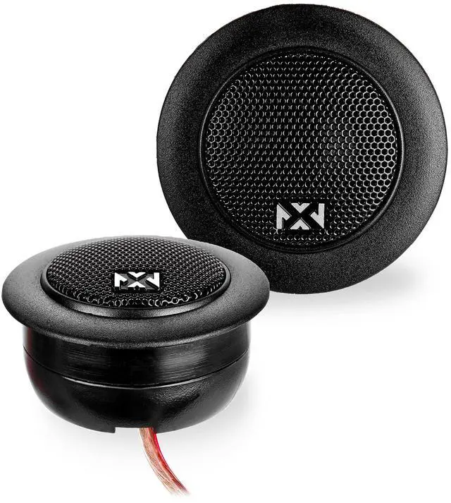 Main image of VSPTW 450W Peak (150W RMS) 1" (25mm) V-Series Silk-Dome Car Audio Tweeters and Crossovers