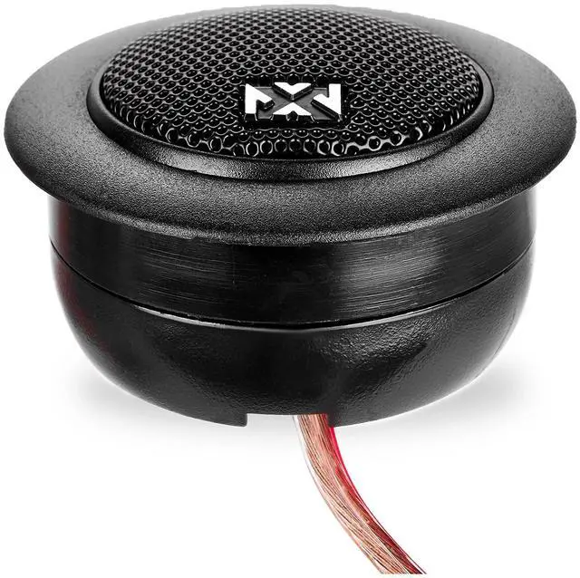 Alt view image 2 of 4 - VSPTW 450W Peak (150W RMS) 1" (25mm) V-Series Silk-Dome Car Audio Tweeters and Crossovers