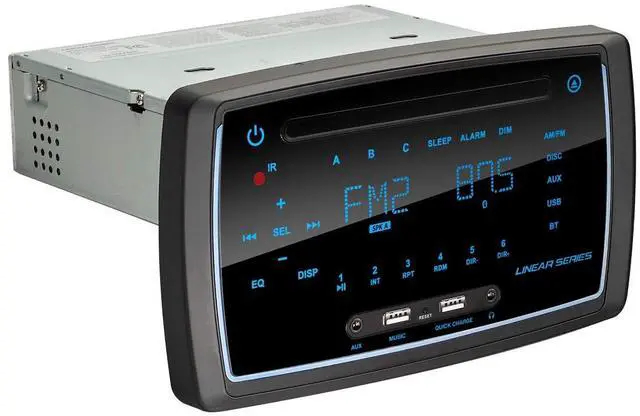 Main image of RV Multimedia Entertainment Stereo System with Bluetooth/DVD/USB/AM/FM/MP3/AUX, 3-Zone Receiver