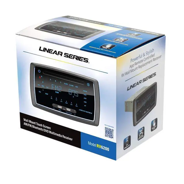 Alt view image 4 of 4 - RV Multimedia Entertainment Stereo System with Bluetooth/DVD/USB/AM/FM/MP3/AUX, 3-Zone Receiver