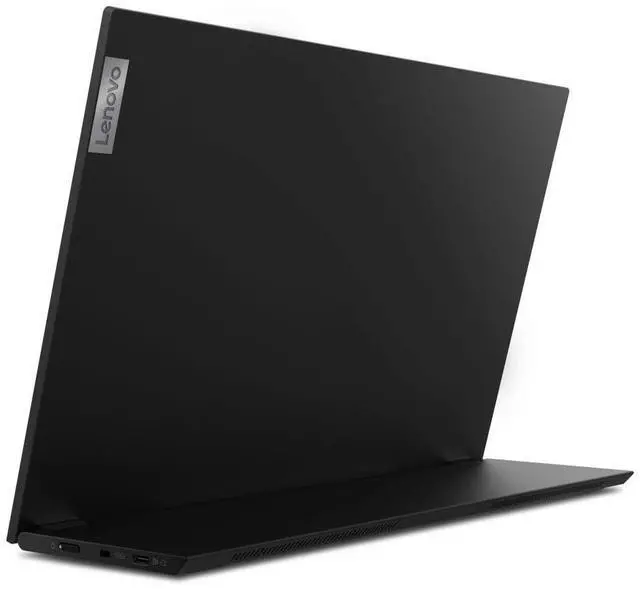 Alt view image 3 of 6 - ThinkVision M15 15.6" Full HD WLED LCD Monitor - 16:9 - Raven Black