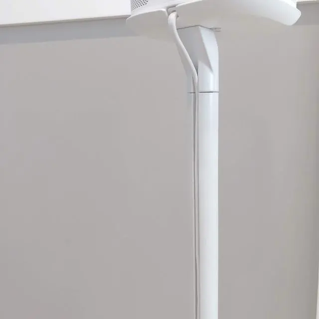 Alt view image 4 of 4 - Fixed Height Floor Stands Compatible with Sonos One, SL, and Play:1 Speaker | 2 Pack | YN-ONE Pair (White)