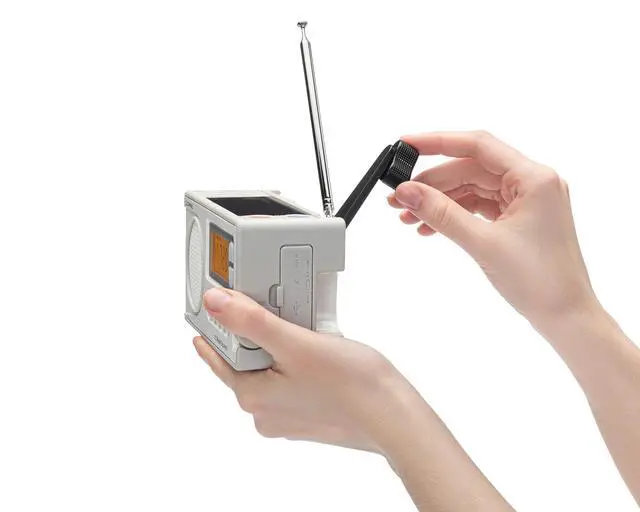 Alt view image 3 of 4 - C. Crane CCRadio Solar with Bluetooth Receiving, Emergency Crank NOAA Weather AM/FM Multi Powered Radio - Built in LED Flashlight and Cellphone Charger